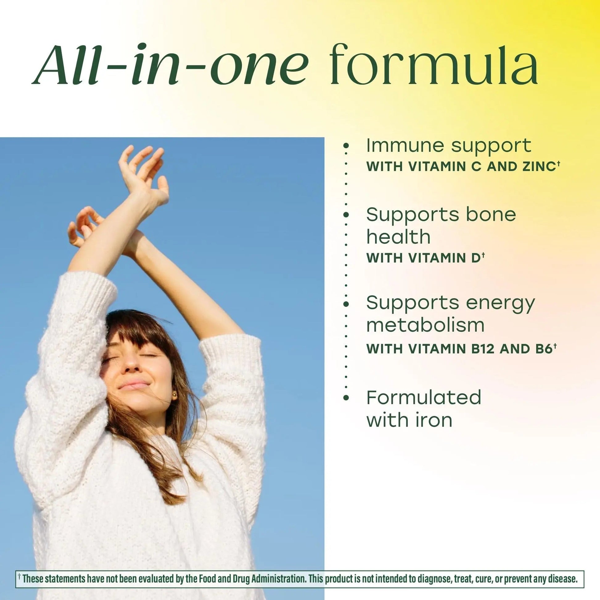MegaFood Womens Multivitamin One Daily - Multivitamin for Women - Vitamin C, Vitamin D, Iron & B Vitamins - Bone MegaFoodBuy Supplements Australia