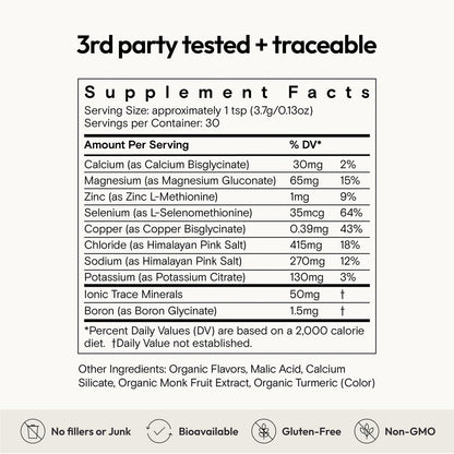 Moon Juice Mini Dew Electrolytes Powder - Sugar Free Minerals & Electrolyte Hydration Powder for Instant Hydration & Brain Support - Magnesium, Calcium, Potassium, Pink Salt, Pomelo, 30 Servings Moon JuiceBuy Supplements Australia