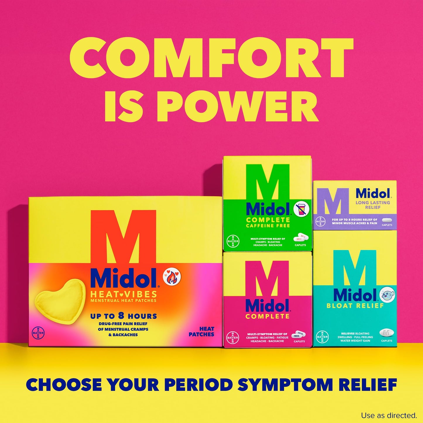 Midol Complete Menstrual Pain Relief Caplets, 40 Count - Provides Cramp, Headache, and Bloating Relief MidolBuy Supplements Australia
