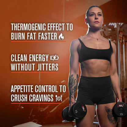 Jacked Factory Burn-XT Clinically Studied Fat Burner & Weight Loss Supplement - Appetite Suppressant & Energy Booster - with Acetyl L-Carnitine