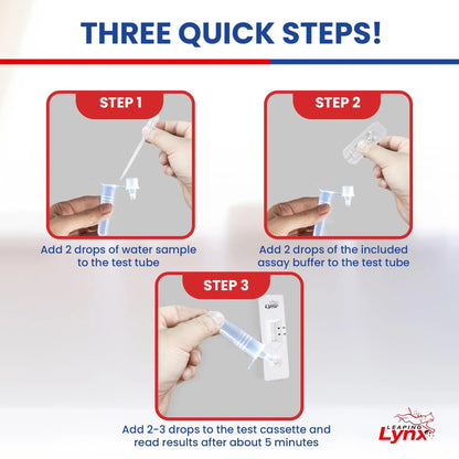 Bacteria Water Test Kit – Coliform, E. coli & Salmonella Detection for Well & Tap Water | Rapid Home Drinking Water Screening Kit with Lab-Quality Results | Leaping Lynx Leaping LynxBuy Supplements Australia