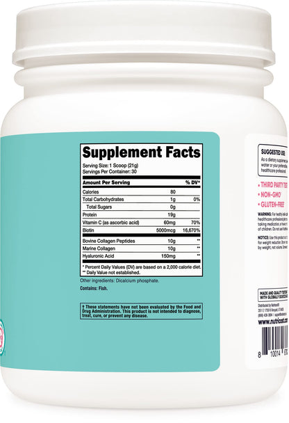 Nutricost Collagen for Women 30 Servings (Unflavored) - Grass-Fed Collagen Peptides NutricostBuy Supplements Australia