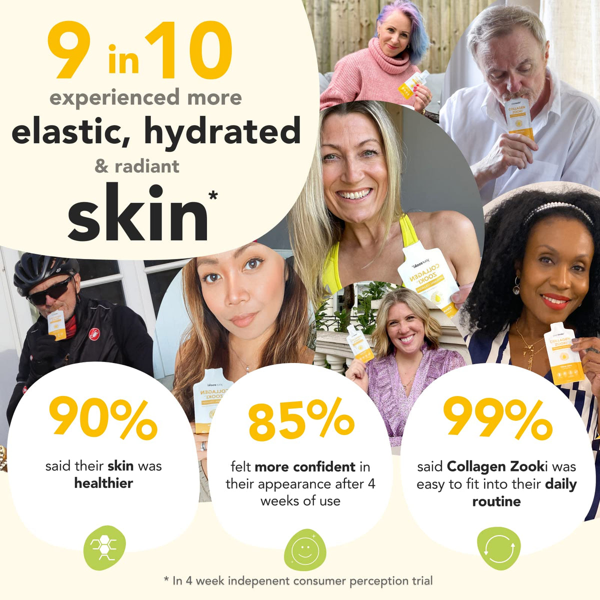 Zooki 5000mg Marine Collagen Liquid Sachets | Hydrolysed Marine Collagen Peptides yourzookiBuy Supplements Australia