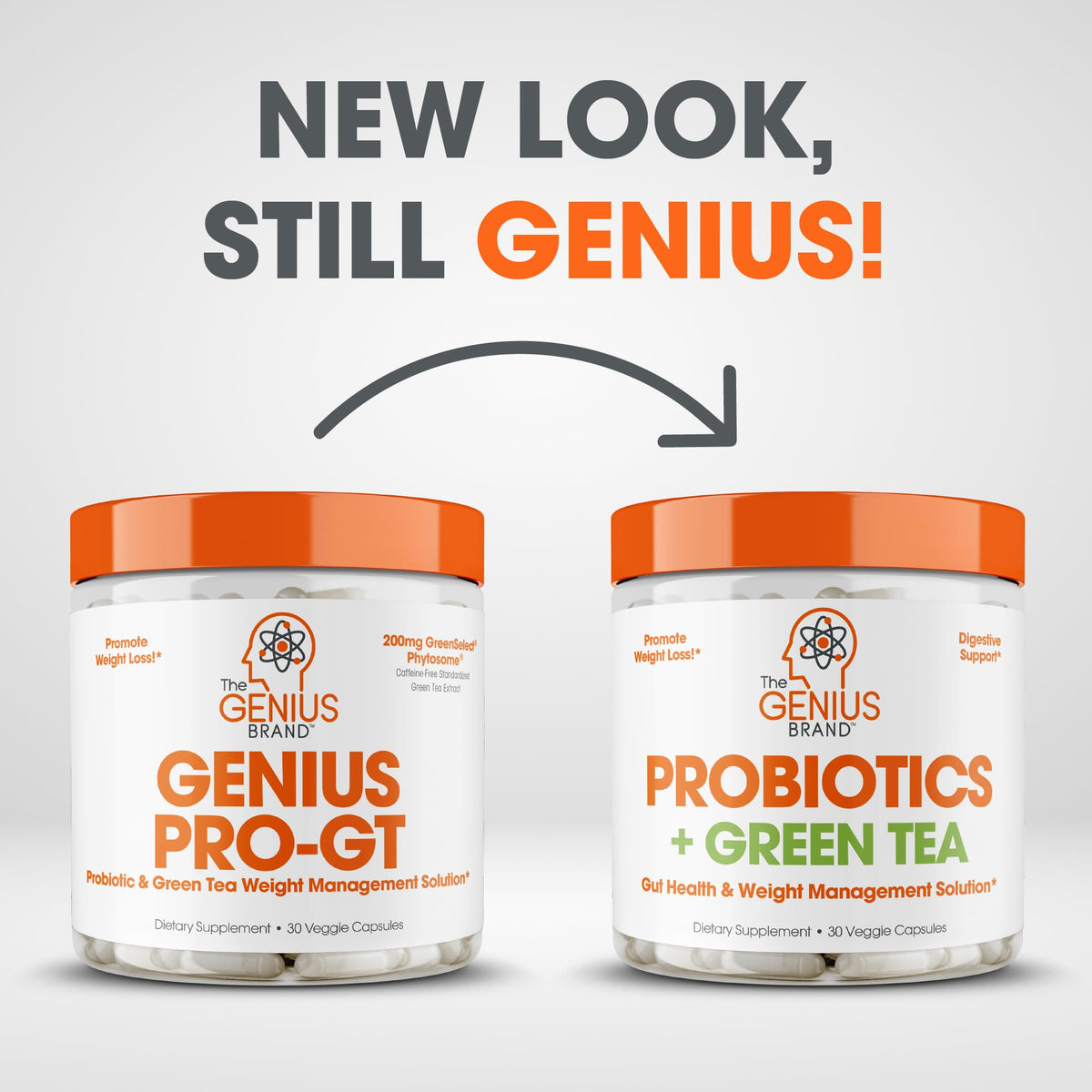 Genius Probiotics for Weight Loss with Green Tea Extract - Fat Burner Supplement & Digestive The Genius BrandBuy Supplements Australia
