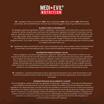 Medi-Evil Nutrition Whey Dynamic Protein, Triple Chocolate Flavour, 600g, 20 Servings Medi-EvilBuy Supplements Australia