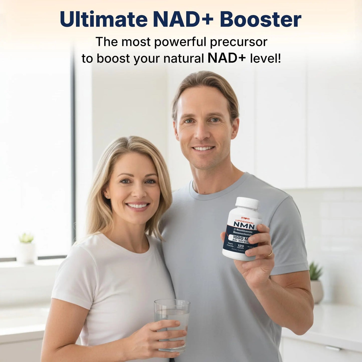 NMN Supplement 1000 mg Pure Nicotinamide Mononucleotide - NAD Precursor for Energy, Cellular Renewal & Longevity Support - Mitochondrial Support 120 Capsules - Vegan, Non GMO, Gluten Free MOM NUTRIXBuy Supplements Australia