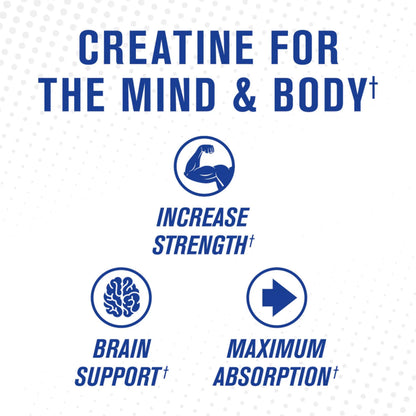 GAT SPORT Pro Creatine Capsules, Strengh, Wellness, Brain Health, Enhanced Absorption, 5 Grams, 150 Veggie Capsules GAT SPORTBuy Supplements Australia