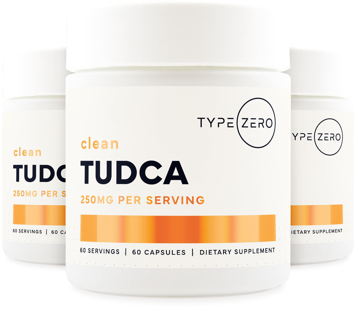 Type Zero Clean TUDCA Capsules 250mg - Pure Tauroursodeoxycholic Acid Supplement - Bile Salt Derivative - 60 Capsules, 60 Servings Type ZeroBuy Supplements Australia