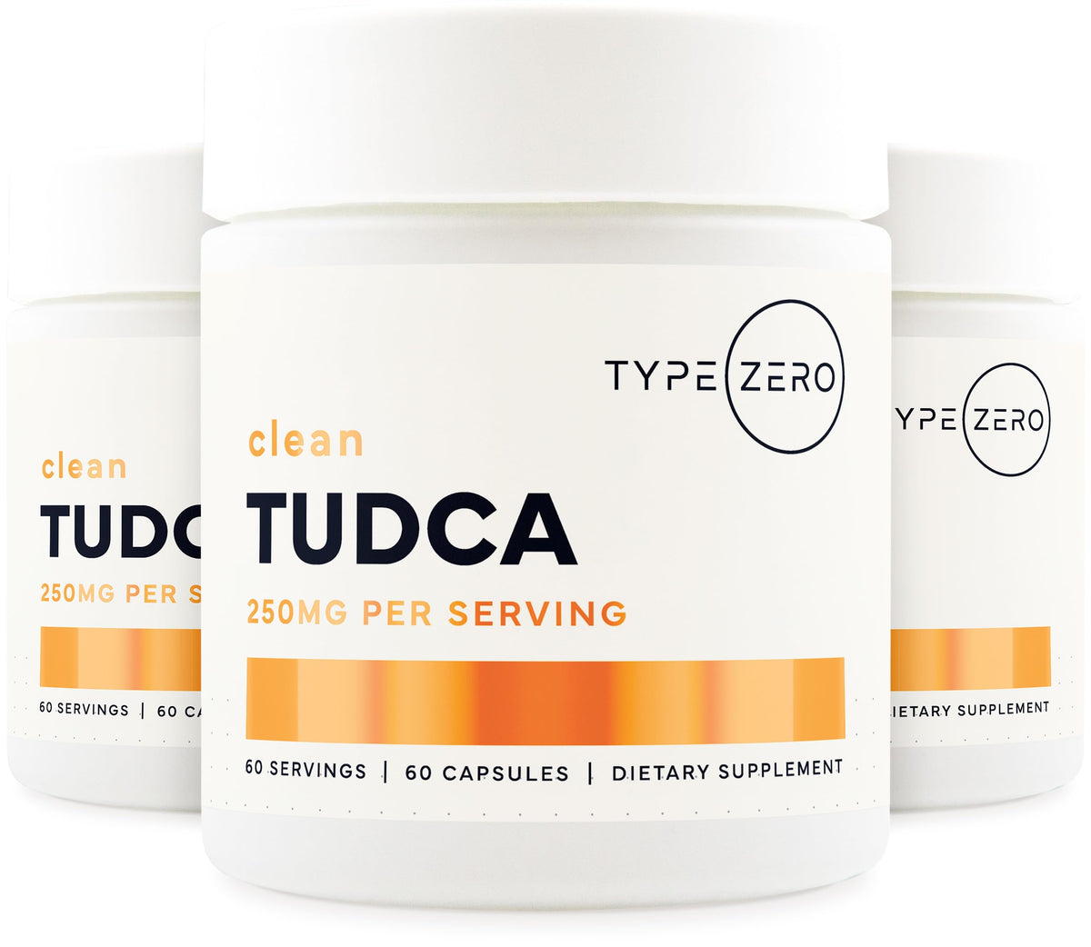 Type Zero Clean TUDCA Capsules 250mg - Pure Tauroursodeoxycholic Acid Supplement - Bile Salt Derivative - 60 Capsules, 60 Servings Type ZeroBuy Supplements Australia