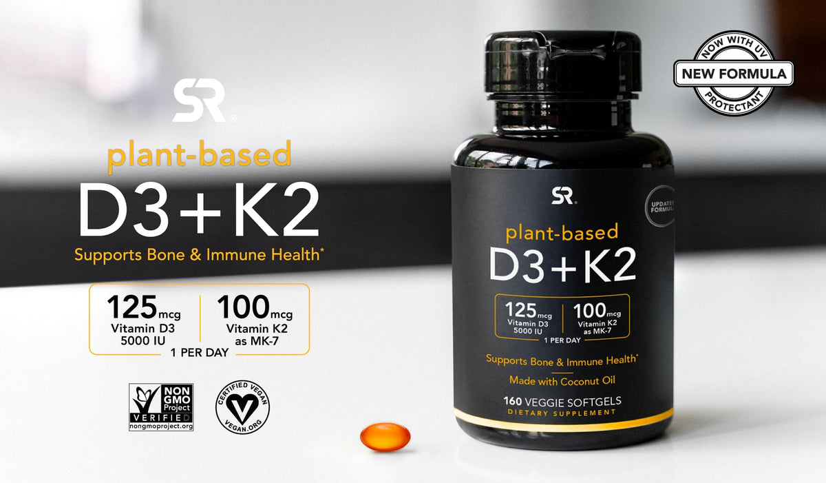 (Pack of 1) 160 Vegan Certified, Non GMO Liquid Softgels rozzunSports Research Vitamin Rozzun Creative VisionBuy Supplements Australia