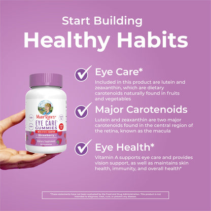 MaryRuth Organics Eye Care Gummies | Eye Health Vitamins for Adults and Kids | Lutein and Zeaxanthin Supplements | for Eyes | Vegan | Non-GMO | Gluten Free | 90 Count MARYRUTH'SBuy Supplements Australia