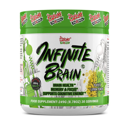 Psycho Pharma. Infinite Brain Nootropic Game Changer. Compete Win (Plato's Lemon Punch, 30 Serving) Psycho PharmaBuy Supplements Australia
