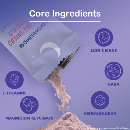 Super Cortisol Drink – Calm Magnesium Powder, L-Theanine, Lion’s Mane & Ashwagandha | Relaxation, Focus & Stress Balance for Women | Sugar-Free, On-The-Go | Red Raspberry Flavor, 25 Servings QIN SHAN TANGBuy Supplements Australia