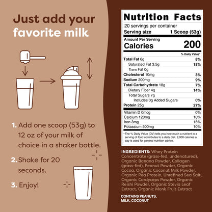 FlavCity Protein Powder Smoothie, Chocolate Peanut Butter - 100% Grass-Fed Whey Pro FlavCityBuy Supplements Australia