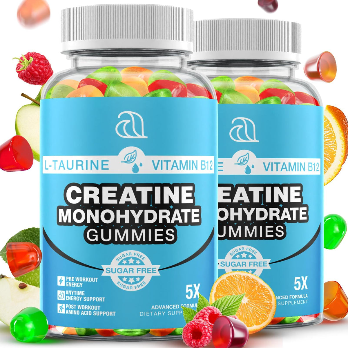 DRZIHOOCH Creatine Gummies for Women & Men - Creatine Monohydrate Gummies Tasty Chewable Supplement, Muscle Support & Energy Boost (2 Pack) DRZIHOOCHBuy Supplements Australia