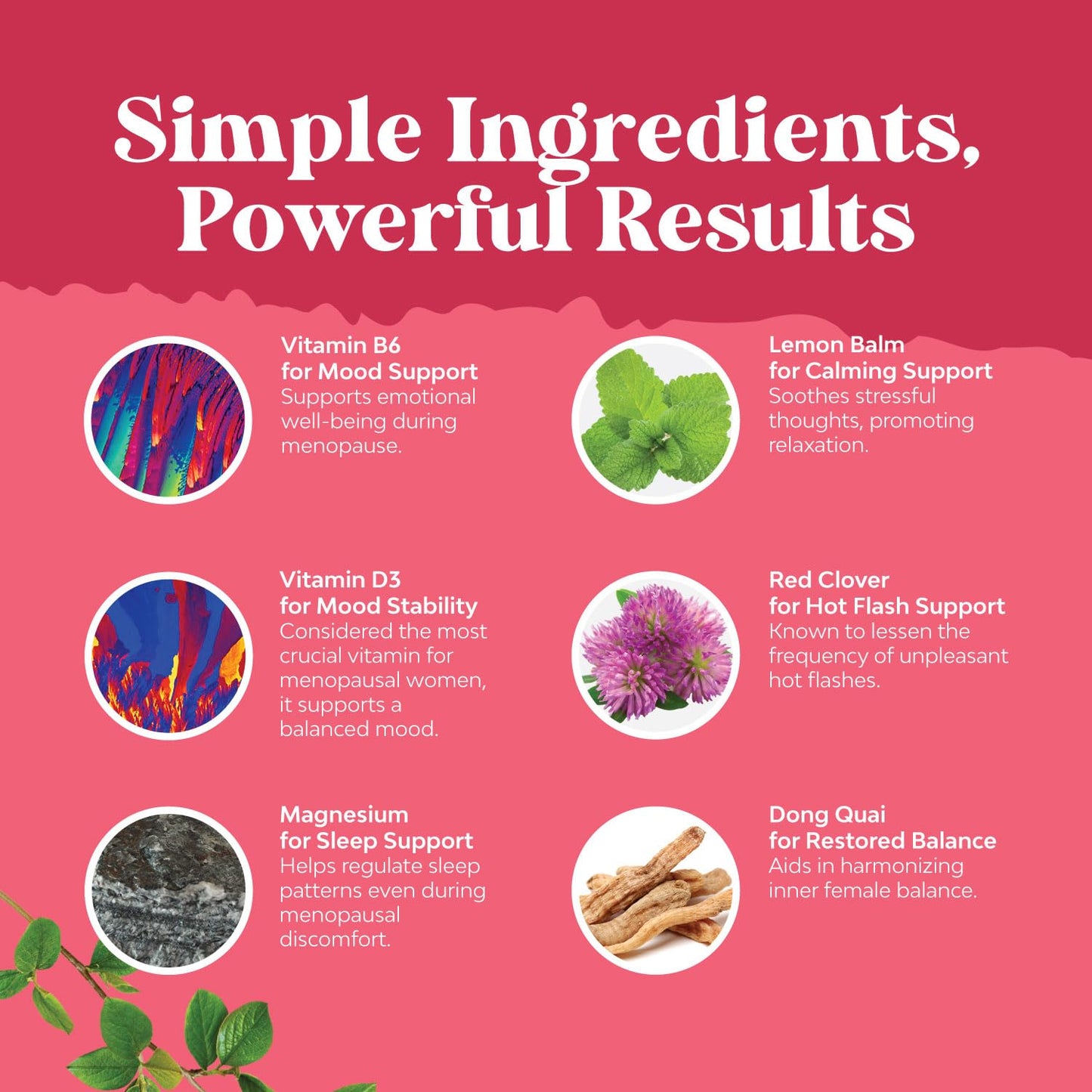 Complete Herbal Menopause Supplement for Women - Multibenefit Menopause Relief Hormone Balance Natures CraftBuy Supplements Australia