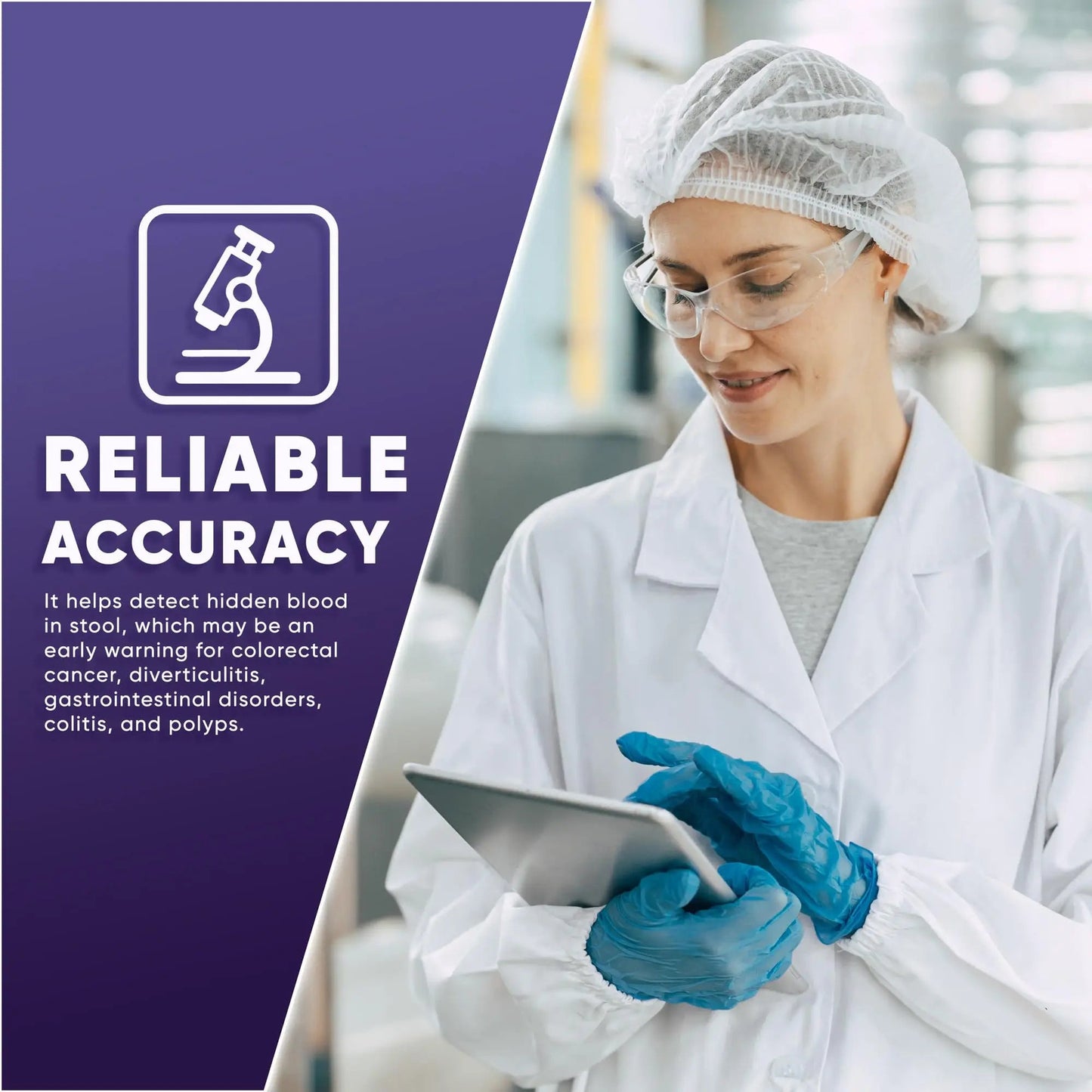 WELLlife iFOB Immunochemical Fecal Occult Blood Test, Colon Screening Test Kit Stool Test at Home Easy to Use, 1 Test Detect Hidden Blood in 10 Minutes FOB Test for Home WELL LIFEBuy Supplements Australia