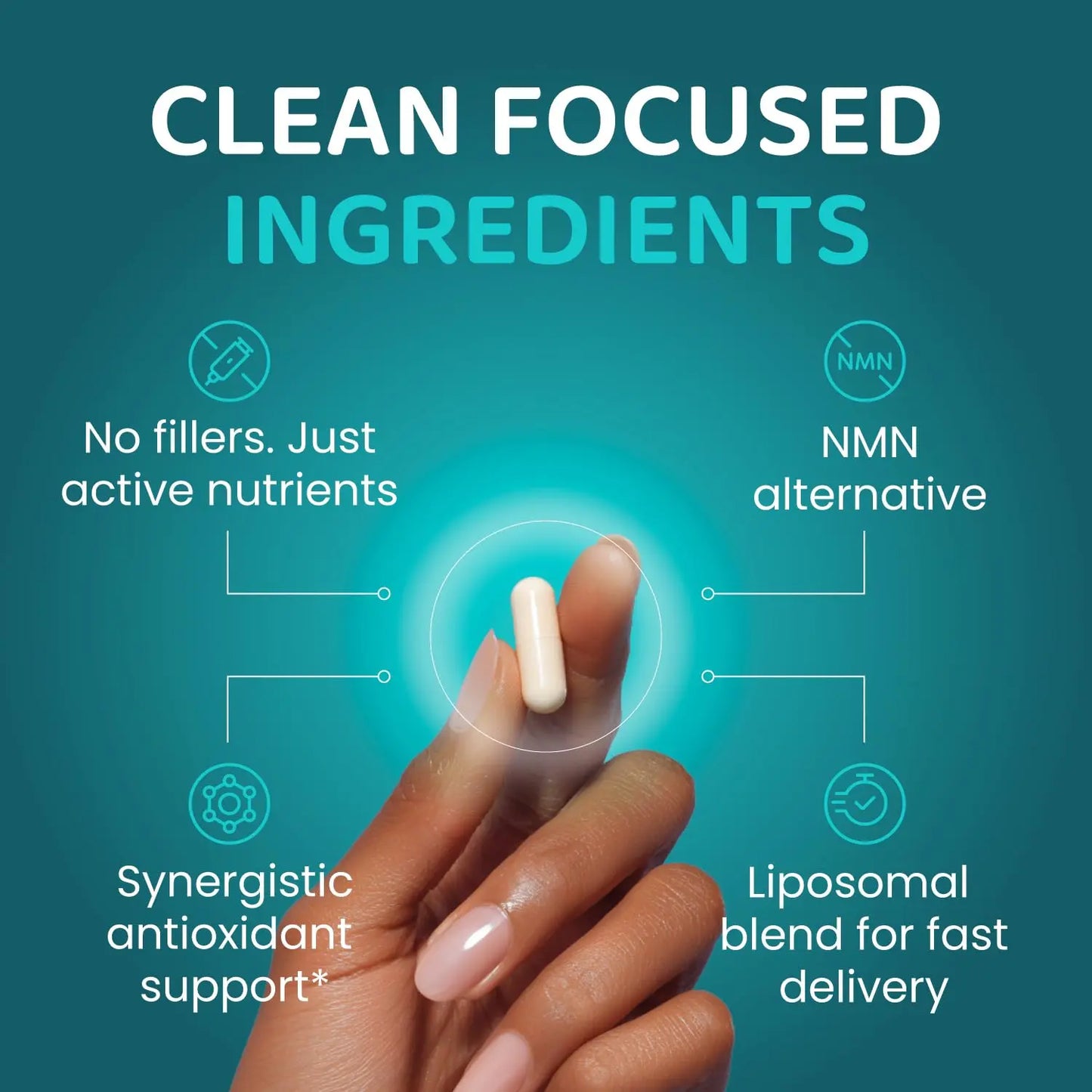 NAD+ Elite Complex – Direct NAD+ 300 mg with Urolithin A, Resveratrol, CoQ10 & Antioxidant Blend – Cellular Energy, Mitochondrial Support & Healthy Aging – Vegan, Non-GMO, 60 Capsules (30 Servings) Simply Nature's PledgeBuy Supplements Australia