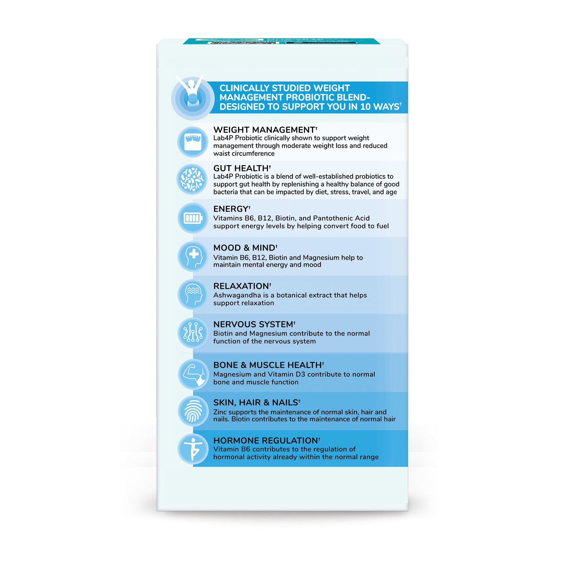 Health & Her Weight Management Probiotics for Women - Perimenopause & Menopause Supplement - Clinically Studied 50bn CFU Probiotics to Support Gut Health, Energy, Mood & Mind, Vegan (60 ct - 1 Month) Health and HerBuy Supplements Australia