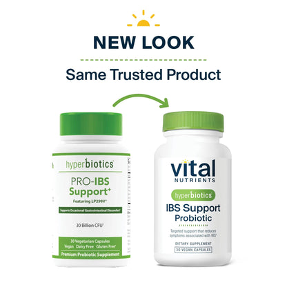 Hyperbiotics Vital Nutrients IBS Probiotic | Reduce Symptoms of IBS* | Clinically Studied Vegan probiotic for IBS Relief from Bloating, Gas, Diarrhea, & Abdominal Discomfort* | 30 Capsules HyperbioticsBuy Supplements Australia