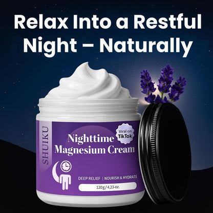 Magnesium Lotion for Sleep & Calm, Topical Magnesium Cream for Relaxation, Nightly Calm, Better Sleep, and for Leg Cramps & Pain SHUIKUBuy Supplements Australia