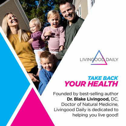 Livingood Daily Collagen + Joint Support, Grass Fed Multi Collagen Peptides I III V X with Hyaluronic Acid, Joint Support Supplement for Women & Men, Hair Skin Nails, Keto & Gluten Free, 120 Capsules Livingood DailyBuy Supplements Australia