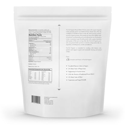 Norcal Organic Peanut Butter Protein Powder - 2lb | Vegan, Low-Cal, 11g Protein NorCal OrganicBuy Supplements Australia