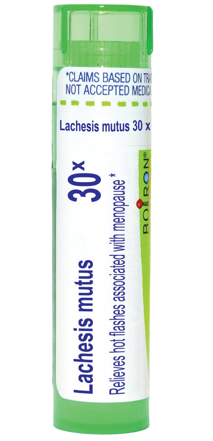Boiron Lachesis Mutus 30X for Hot Flashes from Menopause - 80 Pellets BoironBuy Supplements Australia