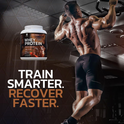Nature's Premium 100% Whey Protein Powder, 24g of Protein, Double Rich Chocolate Nature's PeakBuy Supplements Australia