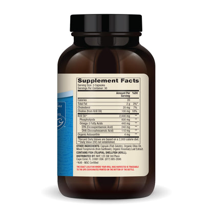 Dr. Mercola Krill Oil Double Strength, 90 Servings (270 Capsules), Dietary Supplement Dr. MercolaBuy Supplements Australia
