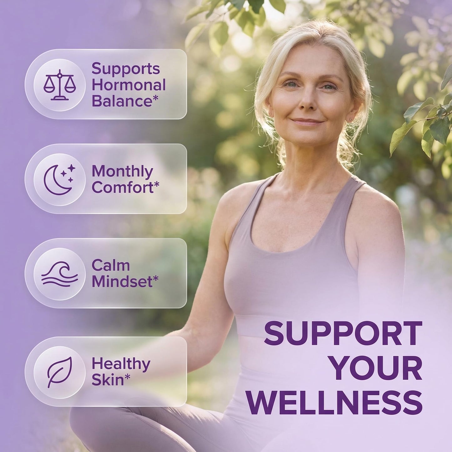 Clean Nutra Wild Yam Root Capsules with Red Clover Black Cohosh Evening Primrose Oil Chasteberry Dong Quai DIM Ashwagandha Grape Seed Extract Milk Thistle Lemon Balm Clean Nutraceuticals canada supplements