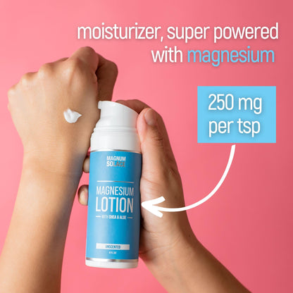 Magnum Solace Magnesium Lotion with Aloe & Shea – Apply to Legs – Alternative to Topical Magnesium Cream Magnum SolaceBuy Supplements Australia