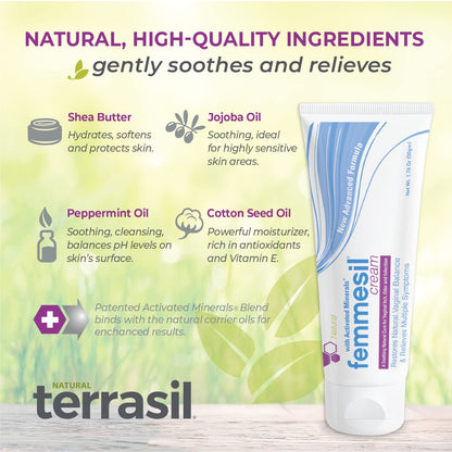 Femmesil Feminine Care Vaginal Health Antifungal Cream for Relief from Yeast Infection, Vaginal Itch & Irritation AidanceBuy Supplements Australia