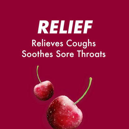 Halls Cough and Throat Relief Cherry Cough Drops, Bulk Pack, 250 Drops HALLS buy supplements Au