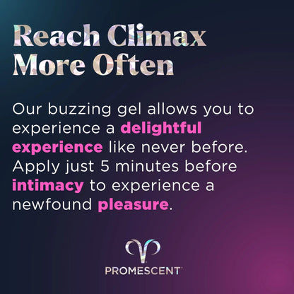 Promescent Buzzing Gel for Women – Arousal Enhancing Intimate Lubricant, Non-Sticky & Long-Lasting, Personal Lube for Increased Heightened Feeling, 75 Uses (15ml) Promescent buy supplements Au