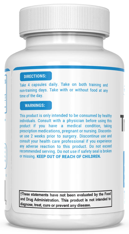 PEScience TruCreatine Creatine Pills, Easy-to-Take Creapure Creatine Capsules, Monohydrate, for Men & Women, Supports Muscle Growth, Strength & Recovery, Cognition, 3g Per Serving, 120 Capsules PEScienceBuy Supplements Australia