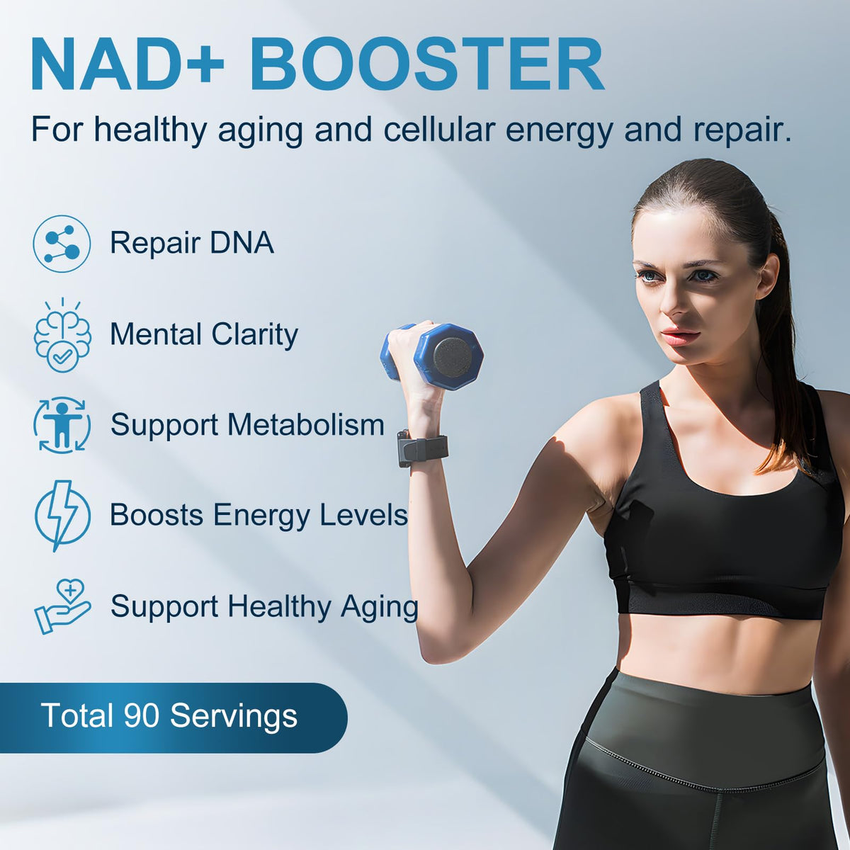 ETOVO NAD+ Supplement, 8525 mg Liposomal NAD Resveratrol Supplement for Women and Men with Coptisine Quercetin Curcumin Supports Cellular Health, Energy & Healthy Anti-Aging 180 Counts ETOVOBuy Supplements Australia