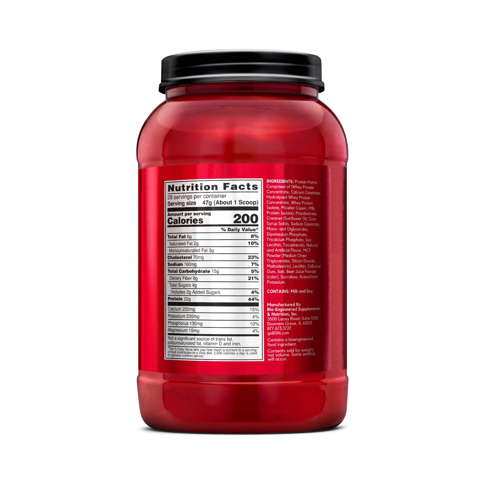 BSN SYNTHA-6 Whey Protein Powder, Strawberry Protein Powder with Micellar Casein BSNBuy Supplements Australia