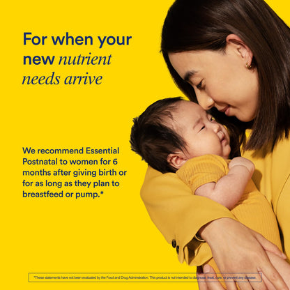 Ritual Essential for Women Postnatal Multivitamin - Postpartum Vitamin - Omega-3 DHA & Choline for Lactation Support, Vitamin A, C, D3 & Zinc RitualBuy Supplements Australia