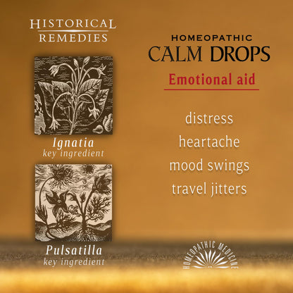Historical Remedies Calm Drops Homeopathic Lozenges (6 Pack)| Natural Care for Emotional Relief, Vegan & Gluten-Free Organic Vanilla Flavor Drops to Promote Relaxation and a Sense of Calm Historical Remedies buy supplements Au
