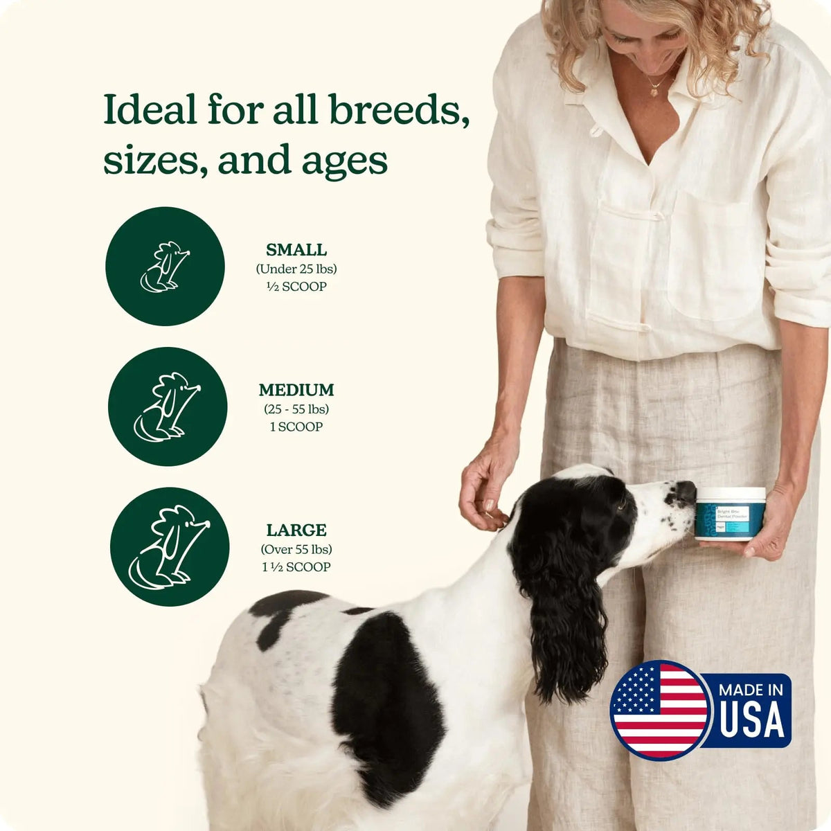 Reggie Dental Powder for Dogs | Reduce Bad Breath in 7 Days, Plaque & Tartar Control | Natural Dog Dental Supplement | Postbiotic Formula with Organic Kelp | Vet-Approved & Made in USA | 60 Servings ReggieBuy Supplements Australia