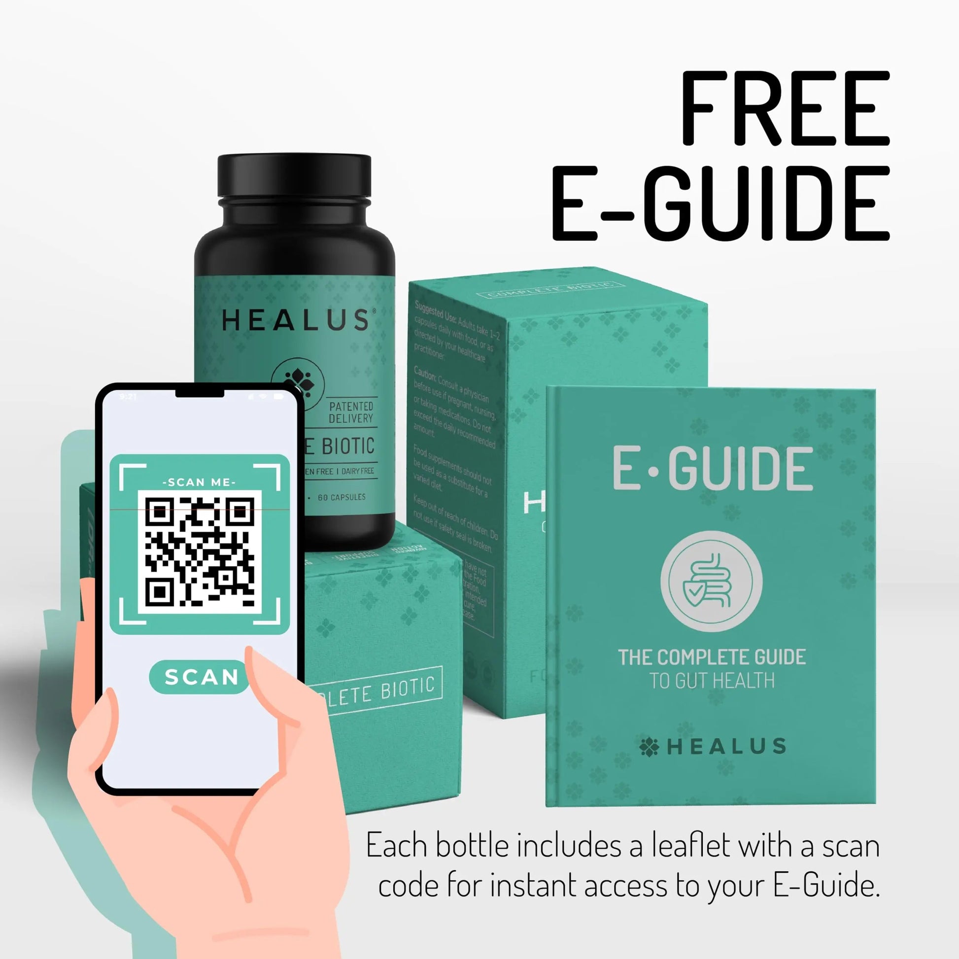 Healus Complete Biotic - Postbiotic Tributyrin Supplement - Postbiotics for Gut Health - Butyrate Gut Health Supplement HealusBuy Supplements Australia