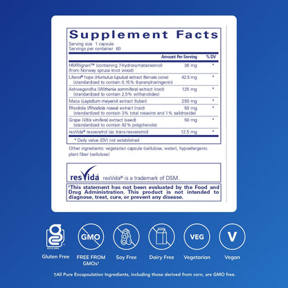Pure Encapsulations MenoVive | Broad | Range Support for Menopausal Health and Comfort* | 60 Capsules Pure EncapsulationsBuy Supplements Australia