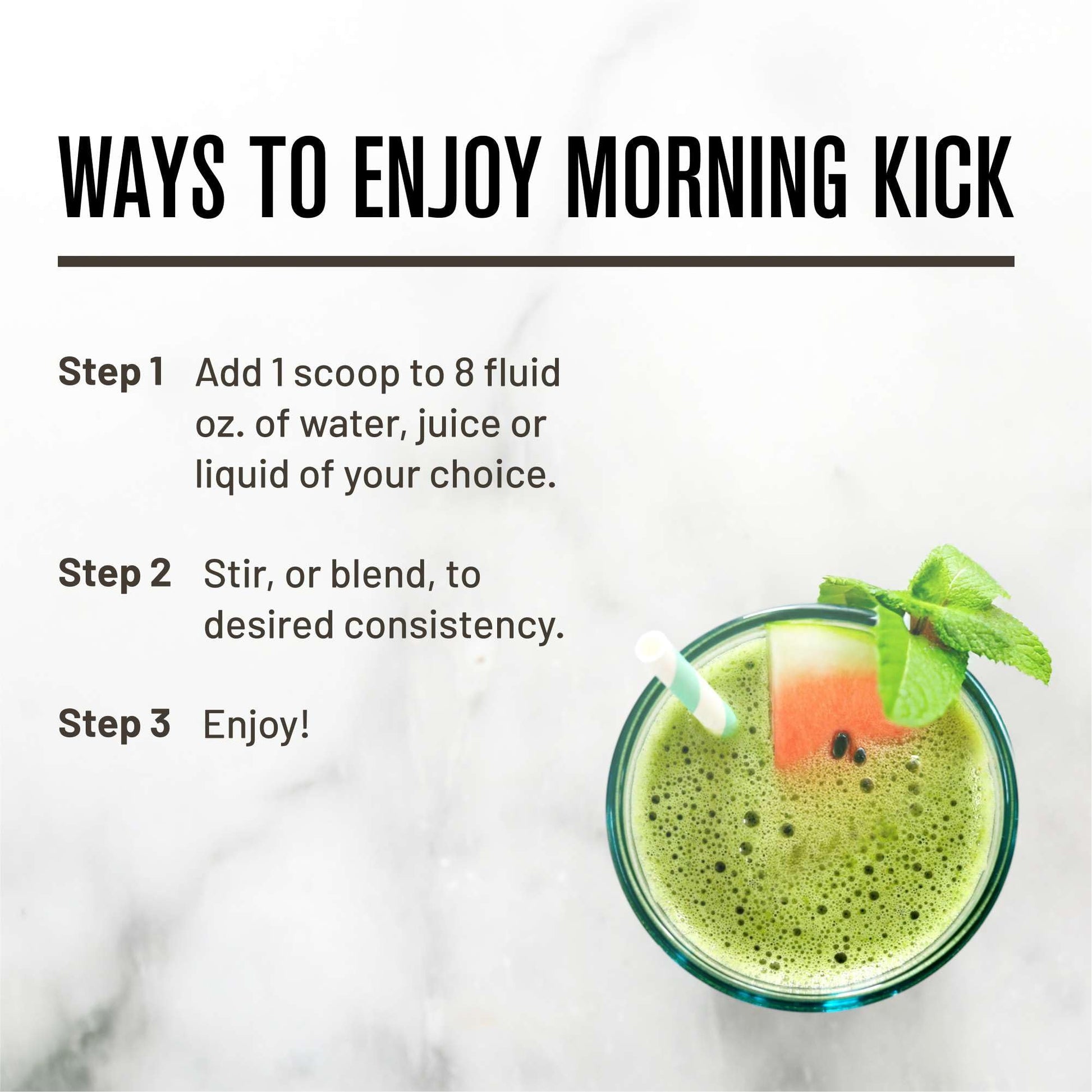 ROUNDHOUSE PROVISION Morning Kick, Powder Supplement for Healthy Digestion, Energy Levels, and Overall Wellness, 30 Servings (9.1 Ounce (Pack of 1), Watermelon Mint) ROUNDHOUSE PROVISIONBuy Supplements Australia