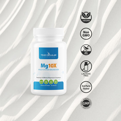 True Cellular Formulas Mg10X Multi-System Magnesium | Supplement to Support Sleep - 60 Capsules | Enhanced Sleep, Immune System & Metabolic Support | Includes Magnesium Glycinate, Citrate and More True Cellular FormulasBuy Supplements Australia