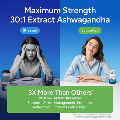 Sugar-Free Ashwagandha Gummies for Stress, Sleep & Mood Support - High-Potency 30:1 Ashwagandha Supplement Extract - Vegan Adaptogen Supplement for Women & Men, Natural Flavor, Plant-Based, 90 Gummies Purify LifeBuy Supplements Australia