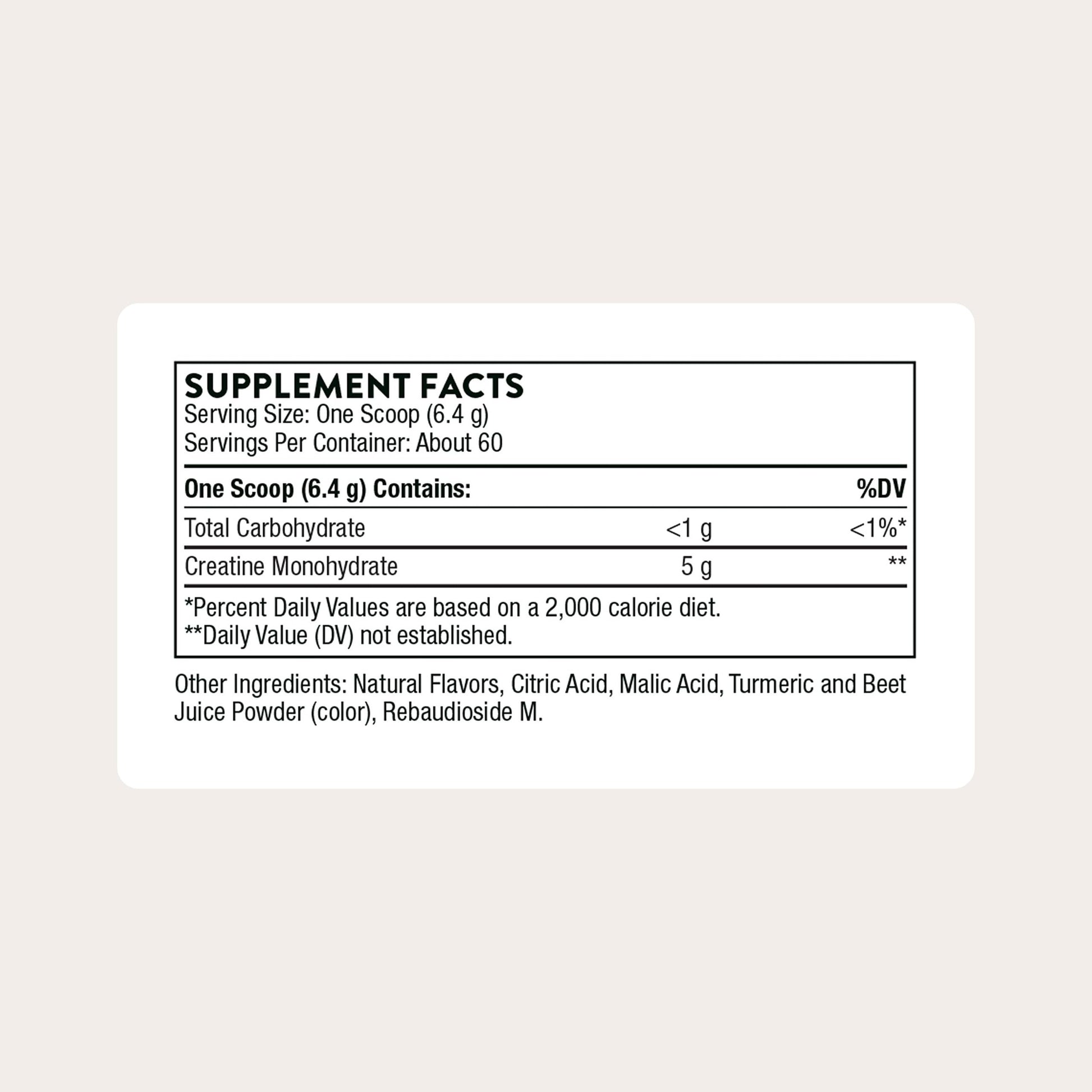 THORNE Creatine - Micronized Creatine Monohydrate Powder - Support for Muscles & Cognitive Function* - for Women & Men - Pineapple Orange - NSF Certified for Sport - 5 g per Serving - 60 Servings THORNEBuy Supplements Australia