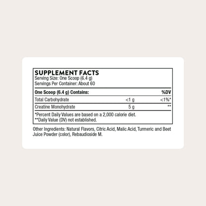 THORNE Creatine - Micronized Creatine Monohydrate Powder - Support for Muscles & Cognitive Function* - for Women & Men - Pineapple Orange - NSF Certified for Sport - 5 g per Serving - 60 Servings THORNEBuy Supplements Australia
