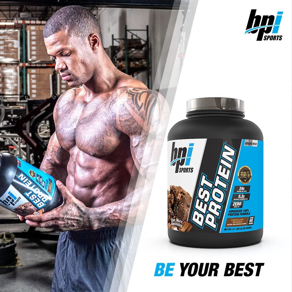 BPI Sports Best Protein, Chocolate Brownie, 5.1 Pound BPI SportsBuy Supplements Australia
