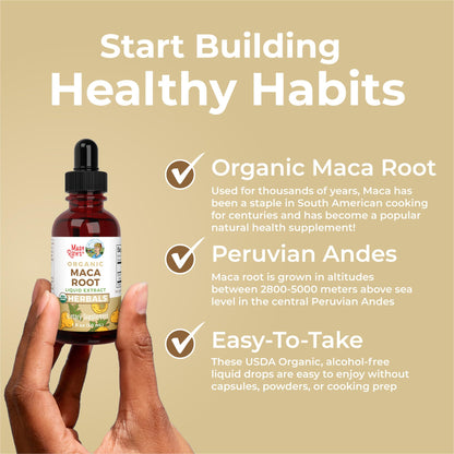 MaryRuth’s USDA Organic Maca Root Liquid Drops | Vegan | Non-GMO | Gluten Free | Alcohol Free | 1 Fl Oz MARYRUTH'SBuy Supplements Australia